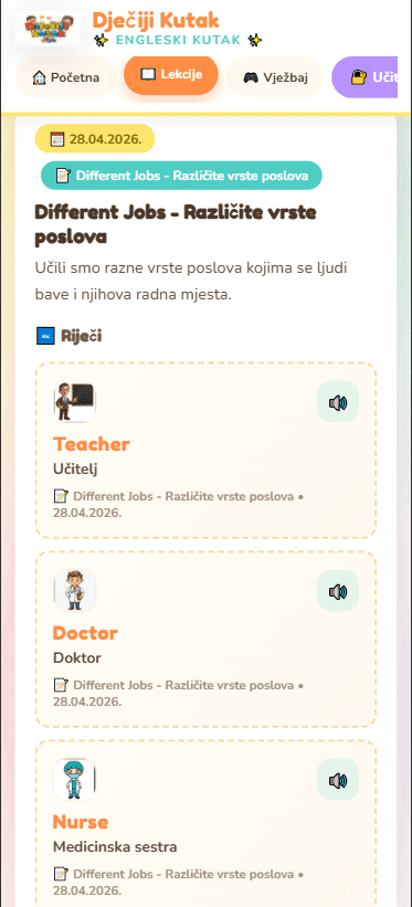 Dječiji Kutak - Engleski kutak pregled 6
